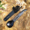 Camping Tableware Outdoor Stainless Steel Knife Spork Combo Multi-function Picnic Cutlery