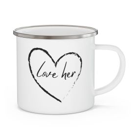 Enamel Camping Mug, Love Her