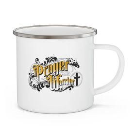 Enamel Camping Mug, Prayer Warrior