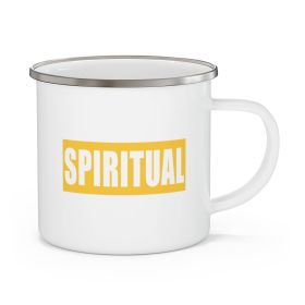 Enamel Camping Mug, Spiritual Yellow