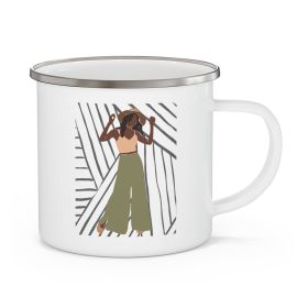 Enamel Camping Mug, Its Her Groove Thing