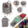 125Pcs Emergency Survival Gear Tactical First Aid Kit Supplies for Outdoor Adventure Camping Hiking Hunting