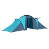 Camping Tent 6 Persons Blue and Light Blue