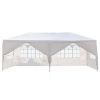 20''x10''(3 x 6m) Six Sides Two Doors Waterproof Tent with Spiral Tubes For Household;  Wedding;  Party;  Parking Shed  XH