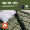 Oversized 30-Degree Cool Weather Rectangular Sleeping Bag, Gray, 40"x80"