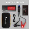 DBPOWER 2500A 21800mAh Portable Car Jump Starter- for up to 8.0L Gasoline/6.5L Diesel Engines, Portable 12V Auto Battery Booster, Power Pack, Quick Ch