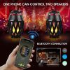 Indoor/Outdoor LED Tiki Torch With Bluetooth Speaker