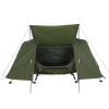 84.6*34.5*49.2in Collapsible Camping Tent with An Integrated Cot Green