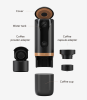 Italian car coffee machine. (Capsule (Nestle) + coffee powder 2 in one, exquisite and classic, wireless charging 52 times / cup, 2400 mAh lithium capa