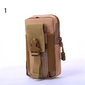 1pc Men's Denim Waist Bag For Outdoor Hiking (Style: Style 1)