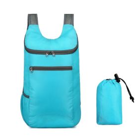 Outdoor Sports Bag for Camping Hiking Mountaineering Fishing (Color: Blue, Type: Sports Bag)