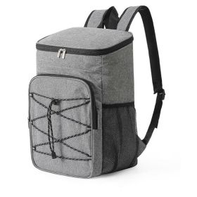 Large Capacity Portable Outdoor Picnic Backpack Cooler (Color: Gray, Type: Picnic Backpack)