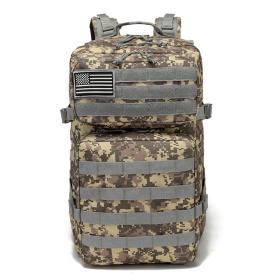 Tactical 45L Backpack | 3 Day Pack | Molle Bag Rucksack | Range Bag (Color: ACU)