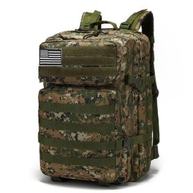 Tactical 45L Backpack | 3 Day Pack | Molle Bag Rucksack | Range Bag (Color: ACU Camo)