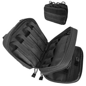 Excursion Gear Organizer;  Backpack Organizer | Utility MOLLE Bag Pouch (Color: Black)