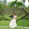 Portable Nylon Swing Hanging Bed Outdoor Hiking Camping Hammock