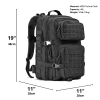 Tactical 45L Backpack | 3 Day Pack | Molle Bag Rucksack | Range Bag